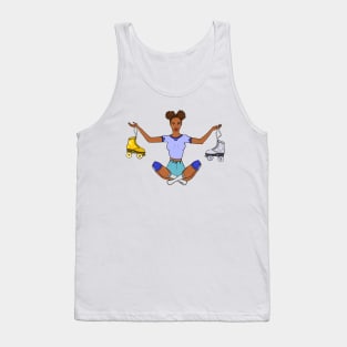 Libra Rollerskate Astro Rollergirl Tank Top